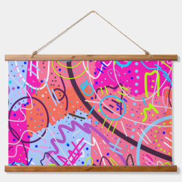 Ervaar vreugde hangend wandkleed