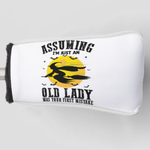 Ervan uitgaande dat een oude dame je eerste heks w golfheadcover