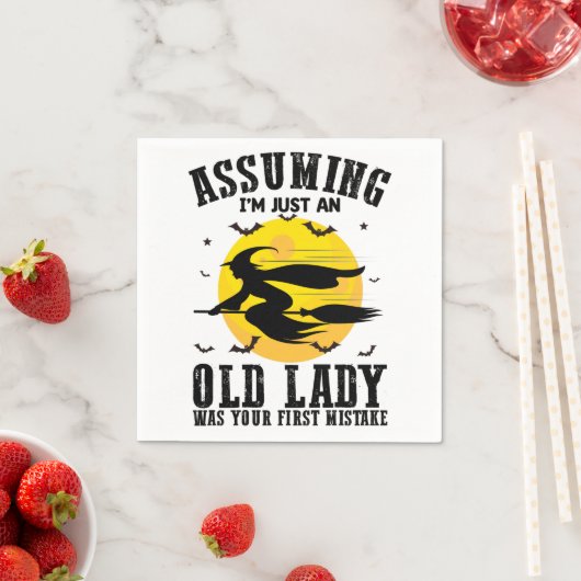 Ervan uitgaande dat een oude dame je eerste heks w servet (Insitu)