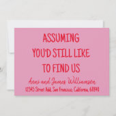 Ervan uitgaande dat je ons nog steeds leuk zou vin aankondiging (Voorkant)