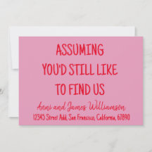 Ervan uitgaande dat je ons nog steeds leuk zou vin