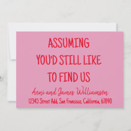 Ervan uitgaande dat je ons nog steeds leuk zou vin aankondiging