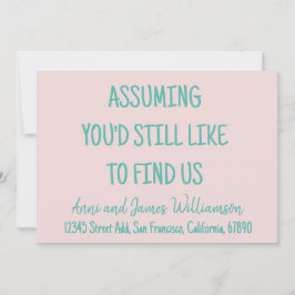 Ervan uitgaande dat je ons nog steeds leuk zou vin aankondiging