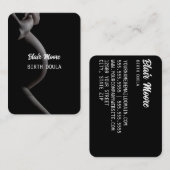 Ervaren Doula Verloskundige Visitekaartje (Voorkant / Achterkant)