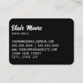 Ervaren Doula Verloskundige Visitekaartje (Achterkant)