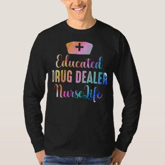 Ervaren drugsdealer Verpleegkundige Life Emt Ems V T-shirt