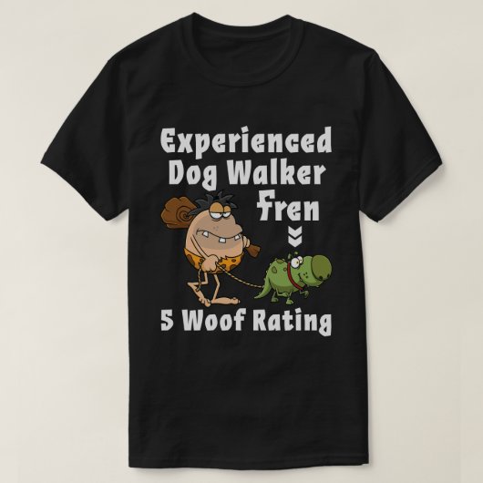 Ervaren hond Walker Dude T-shirt (Design voorkant)
