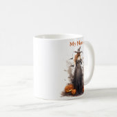 Ervaren in magie: Halloween Witch Cup Koffiemok (Voorkant rechts)