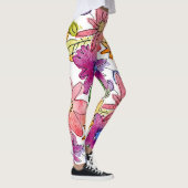 Ervaren, kleurrijke Waterverf Abstracte ventilator Leggings (Rechts)