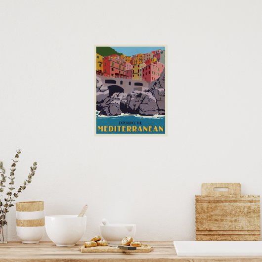 Ervaring met de Middellandse Zee Poster (Keuken)