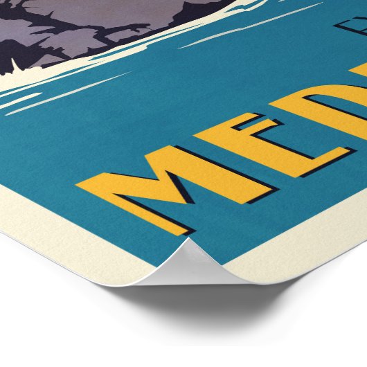 Ervaring met de Middellandse Zee Poster (Hoek)