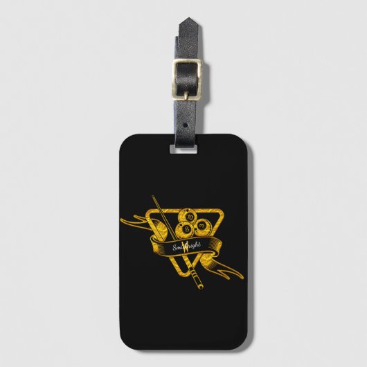 Ervaring verhoogt vaardigheid in elke wedstrijd bagagelabel (Voorkant (verticaal))