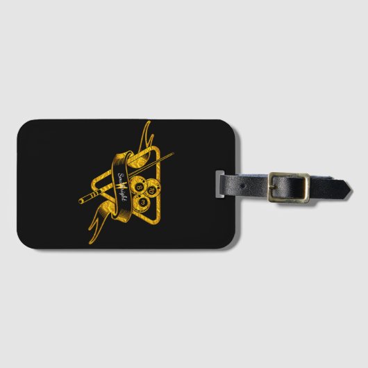 Ervaring verhoogt vaardigheid in elke wedstrijd bagagelabel (Voorkant (horizontaal))