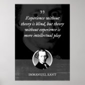 Ervaring zonder theorie is blind poster (Voorkant)