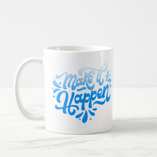 ervoor zorgen dat het gebeurt koffiemok (Links)