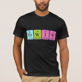 Erwin periodiek lijstnaam shirt (Voorkant)