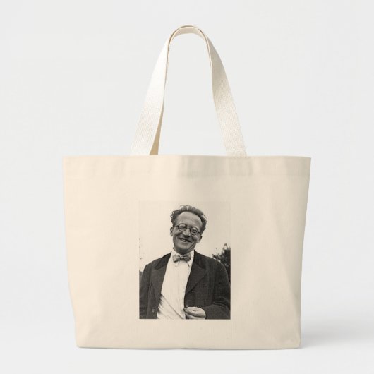 erwin schrodinger grote tote bag (Voorkant)