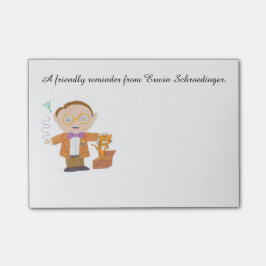 Erwin Schrödinger Post-it® Notes