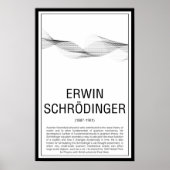 Erwin Schrodinger Poster (Voorkant)