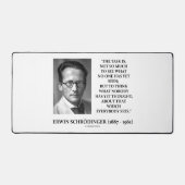 Erwin Schrödinger Task denkt dat nog niemand dacht Bureaumat (Voorkant)