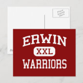 Erwin - Warriors - Middle - Asheville Briefkaart (Voorkant / Achterkant)