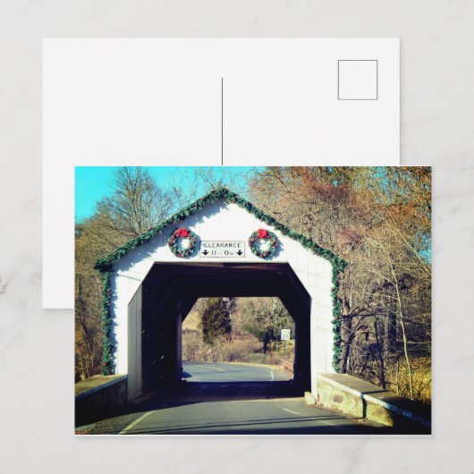 Erwinna Covered Bridge Briefkaart (Voorkant / Achterkant)