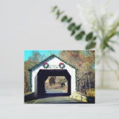 Erwinna Overdekte Brug Briefkaart (Staand voorkant)