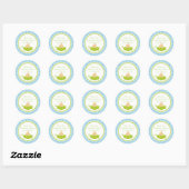 Erwt in de Pod Baby shower Custom Favor Stickers (Vel)
