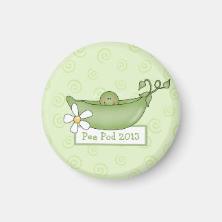 Erwt in een Pod Baby shower Magnet