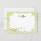 Erwt in een pod Dank je kaart (Voorkant)