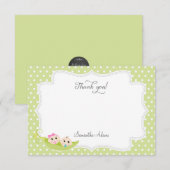 Erwt in een pod Dank je kaart (Voorkant / Achterkant)