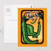 Erwten Briefkaart (Voorkant / Achterkant)
