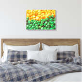 Erwten en suikermaïs canvas afdruk (Insitu (Slaapkamer))
