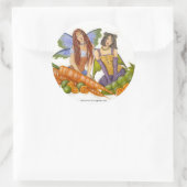 Erwten en wortelen Sticker (Tas)