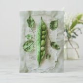 Erwten in de pod | Snug & Sweet Kaart (Staand voorkant)