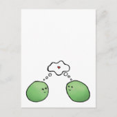 Erwten in een peul briefkaart (Voorkant)