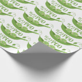 erwten in een peul cadeaupapier (Hoek)