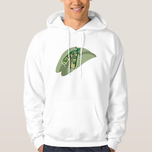 erwten in een peul hoodie (Voorkant)