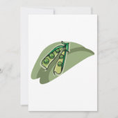 erwten in een peul kaart (Voorkant)