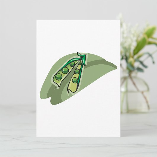 erwten in een peul kaart