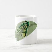 erwten in een peul koffiemok (Center)