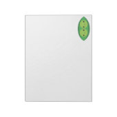 Erwten in een peul notitieblok (Linkerzijde)