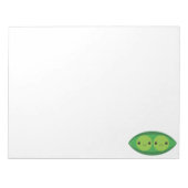 Erwten in een peul notitieblok (Voorkant)