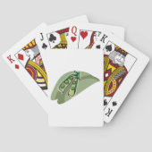 erwten in een peul pokerkaarten (Achterkant)