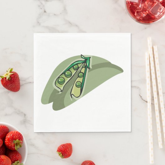 erwten in een peul servet (Insitu)