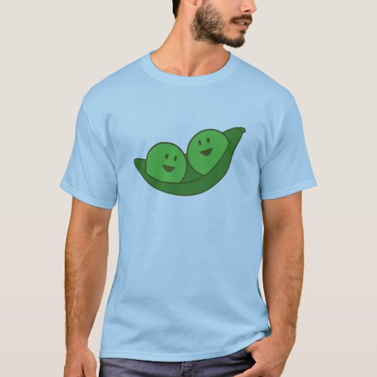Erwten in een peul t-shirt (Voorkant)