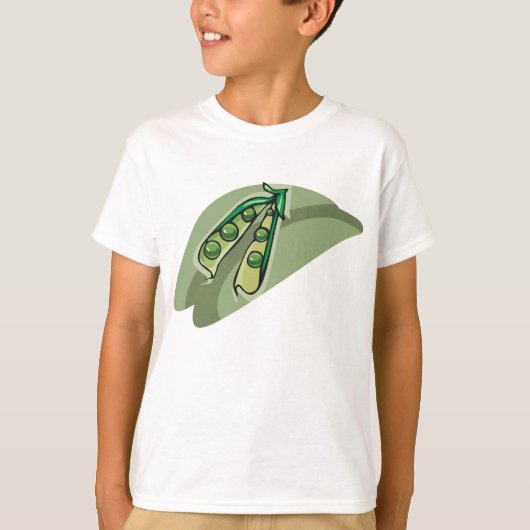 erwten in een peul t-shirt (Voorkant)