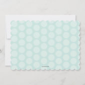 Erwten in een piek-meisje kaart (Achterkant)