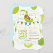 Erwten in een Pod African Boy Baby shower Kaart (Voorkant / Achterkant)