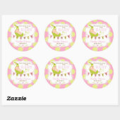 Erwten in een Pod Baby Meisje Dank je Label (Vel)